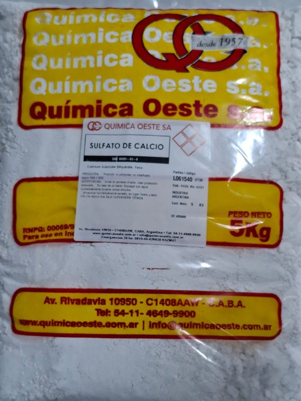 SULFATO DE CALCIO bolsx5KG
