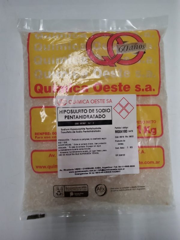 Hiposulfito de Sodio Penta X 1KG