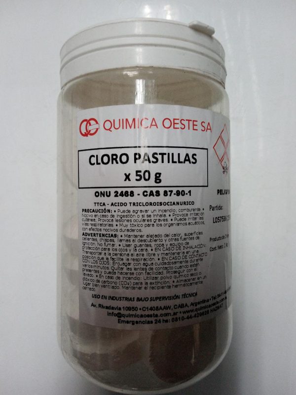 CLORO Pastillas x 50 g potex1KG
